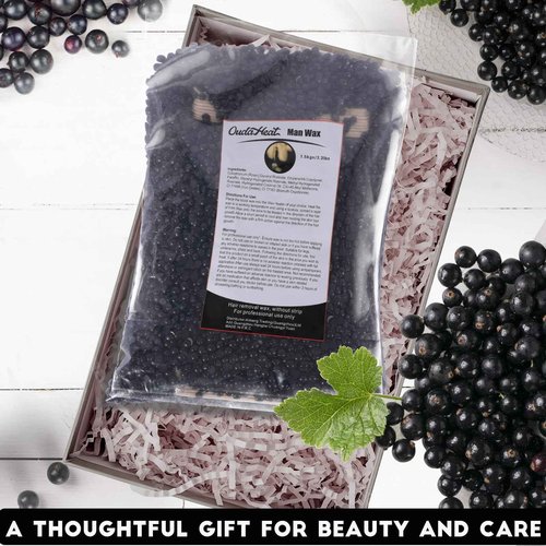 2.5 lb Bulk Sensitive Skin Wax Beads for Hair Removal, Waxing Beads for Coarse and Fine Hair, Gentle Formula for Body Brazilian Waxing, Bikini Face Leg Underarm Back Chest, Includes 20 Sticks