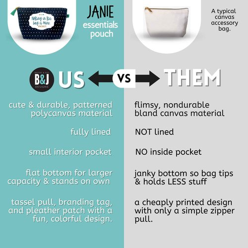 Brooke & Jess Designs Mom Life Funny Pouch Gifts for Women Dotted Makeup Bags Cosmetic Bag Travel Toiletry Makeup Pouch Bag with Zipper Best Birthday Just Because Gifts