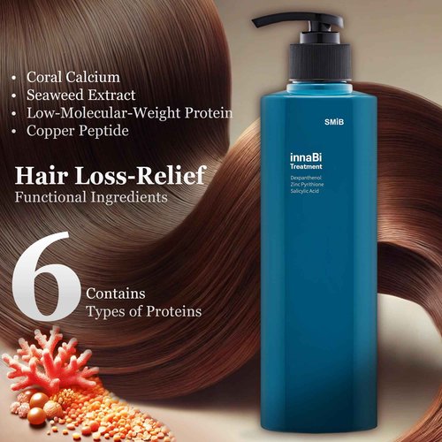 SMIB InnaBi Treatment – Enriched with Coral Calcium to Support Stronger Hair, Promote Scalp Health, and Provide Deep Conditioning & Nourishment (16.9 fl oz)