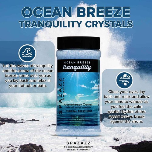 Spazazz Ocean Breeze Tranquility Crystals, 17 oz