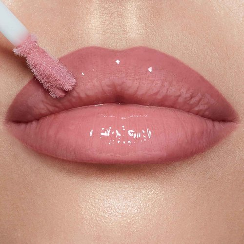 Charlotte Tilbury Collagen Lip Bath - Plumping Lip Gloss for a Fuller-Looking, High-Shine Pout - Skincare-Infused Formula to Hydrate & Nourish Lips - Pillow Talk Fair