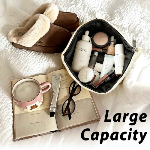 LIANGW Pink Christian Makeup Bag & Travel Pouches for Toiletries, Bible Verse Pink Bow Cosmetic Bag for Women, Christian Gifts for Women, Religious Scripture Small Toiletry Bags Zipper Makeup Pouch