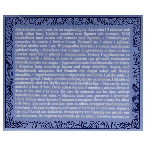 Fresh Lotus Youth Preserve Rescue Mask for Women - 1 oz Mask
