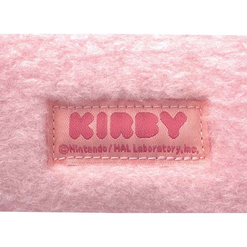 Kirby Fluffy Pouch (Smile) – 8.7 Inch Plush Cosmetic Bag, Jewelry Organizer, Travel Storage Case