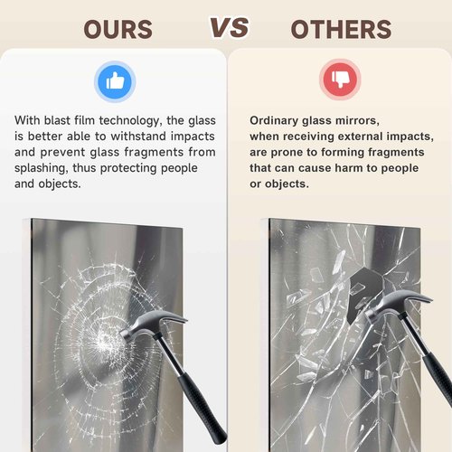 MINISO Vanity Mirror with Lights, 13.8" x 10.6" LED Makeu Mirror, Light & Brightness Adjustment, Smart Sensor, Aluminum Alloy Metal White Frame, with 5X Magnifying Glass