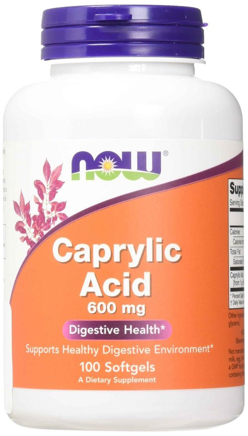 Now Foods, Caprylic Acid, 100 sgels (Pack of 2)