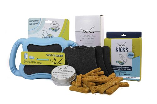 De' Vora Kicks Replaceable Multi-Pack Nail File, Emery Boards, Buffering Files for Pet Manicure & Pedicure- Trim, File, Smooth Nail Files Set Exclusively for Scratch Square Dog Grooming Toys (XL)