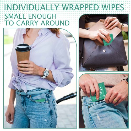 Timgle 150 Pcs Mini Travel Deodorant Wipes Individually Wrapped Armpit Antiperspirant Deodorant Sweat Body Wipes for Women Men Teens Sports Travel Clean Skin Underarm Excessive Sweating(Fresh)