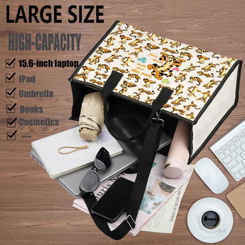 WZMPA Funny Tiger Cosmetic Makeup Bag Tiger Inspired Gift Some Days Look Better Upside Tiger Zipper Pouch Bag Tiger Merchandise (Some Days Tiger BG)