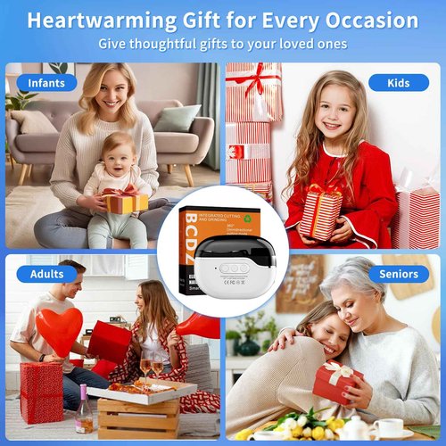 3 in 1 Electric Nail Clipper - 2025 New Electric Polishing Automatic Nail Clippers Electric Nail Trimmer with 3 Adjustable Speeds - USB Rechargeable & LED Light - Safe for Kids/Adults/Seniors