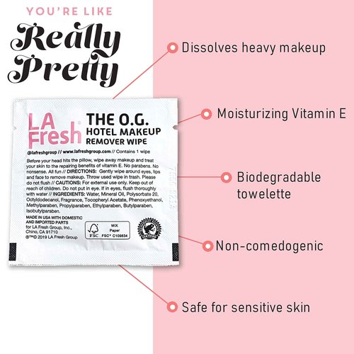 LA Fresh Personal Care Bundle Deal- Makeup Remover Facial Cleansing 50 Wipes & Antiperspirant Wipes 50 ctPowerful Wetness And Odor Protection Perfect For On The Go, Gym Bag, Purse, Individually Wrappe