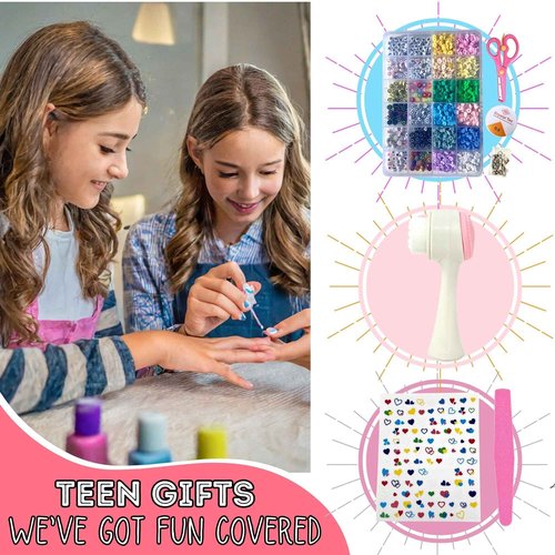 Mark and Lola's Teen Gift Box for Girls with 12 Gifts in one | Curated Tween Trendy Gifts | Birthday Box for Tween Girls, Seasonal Gifts, Reward Gifts, and Thinking of You Gift Box