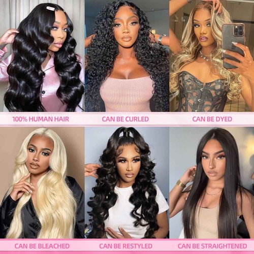 ADOIFAIR 12A Human Hair Bundles 22 Inch Body Wave Bundles Human Hair 100% Unprocessed Quick Weave Single Bundle Real Human Hair Extensions Natural Color