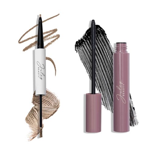 Julep Brow 101-2-in-1 Eyebrow Pencil and Tinted Brow Gel - Blonde - Waterproof - All Day Hold - Fill Define and Shape Brows + Length Matters Buildable Lengthening Lash Mascara Black