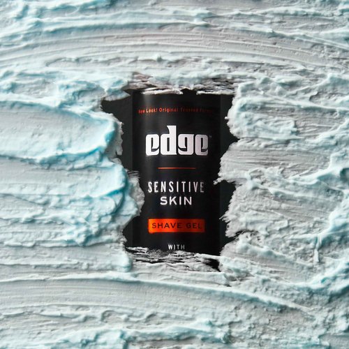 Edge Shaving Gel for Men, Sensitive Skin with Aloe, (6 Pack) - Shave Gel For Men That Moisturizes, Protects and Soothes To Help Reduce Skin Irritation