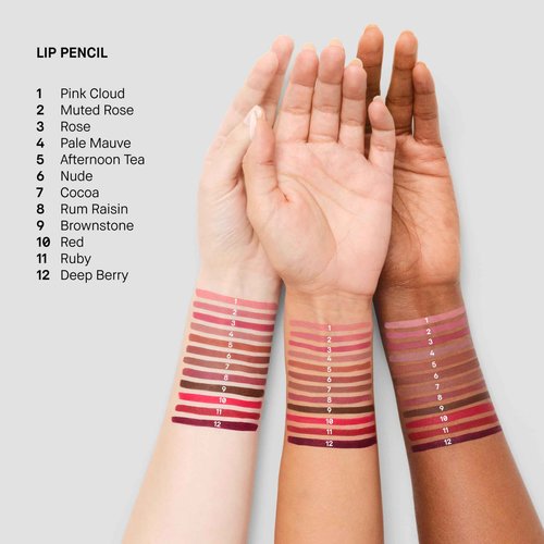 Bobbi Brown Lip Pencil | Velvety & Creamy Lip Liner for Natural-Looking Definition, 0.04 Ounce, Rum Raisin