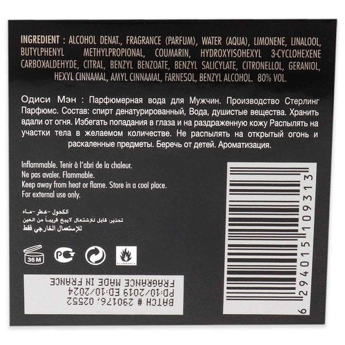 Armaf Odyssey Homme for Men Eau de Parfum Spray, 3.4 Ounce