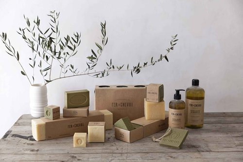 Fer A Cheval Olive Marseille Liquid Soap 500ml - Organic Olive Oil, Hypoallergenic, Dermatologically Tested - Authentic French Luxury for Skin Revitalization and Natural Glow
