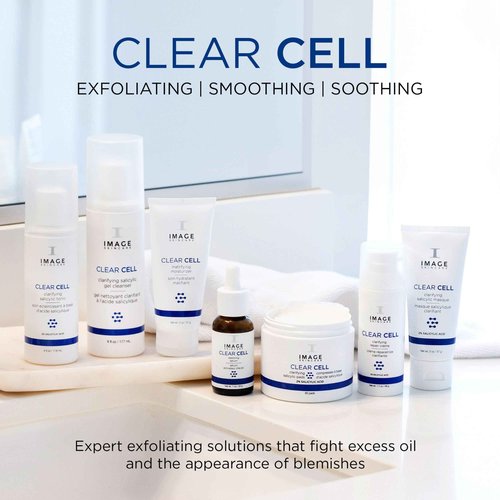 IMAGE Skincare, CLEAR CELL Salicylic Clarifying Pads, Exfoliating Wipes to Clarify Pores for Oily Prone Skin, 60 Pads