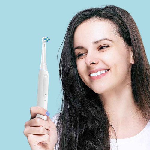 12 Pack Replacement Heads Compatible with Oral B IO 2/3/4/5/6/7/8/9/10/Deep Clean Series Electric Toothbrush, Brush Heads Refill Compatible with Oral B IO for Teeth and Gums Care (White)