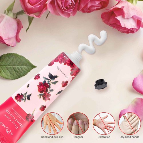 Hand Cream Gifts for Women, Scented Candle Gift Set，Hand Lotion for Dried Cracked Hands, Travel Size Mini Hand Lotion, Women Gift Box for Birthday Christmas Valentines Day Bridesmaid Proposal