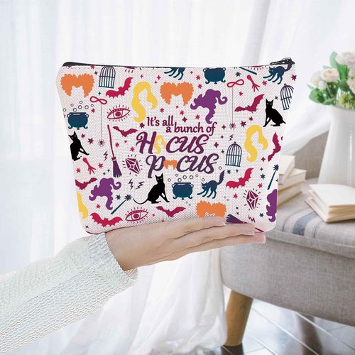 WZMPA Sanderson Sister Cosmetic Bag Winifred & Sarah & Mary Witch Fans Gifts It's All A Bunch Of Zipper Bag Sanderson Sister Merch (It's all a bunch of)
