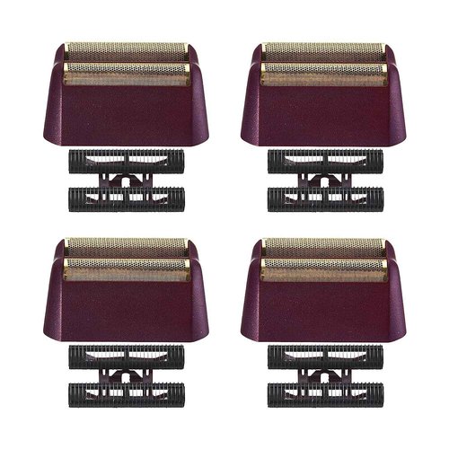 Replacement Heads for Men, 5 Star Series Finale Razor Replacement Foil and Bar Assembly Compatible with wahl Foil 7031-100,7043-100 Shave Replacement Head, 4 Packs (Red)