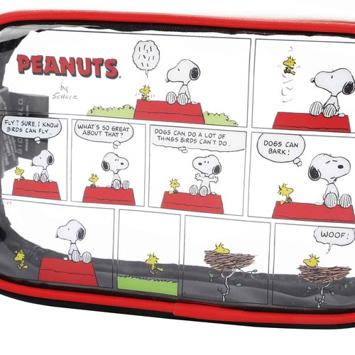 Bioworld Peanuts Snoopy Comic Panels 3-Piece Cosmetic Set