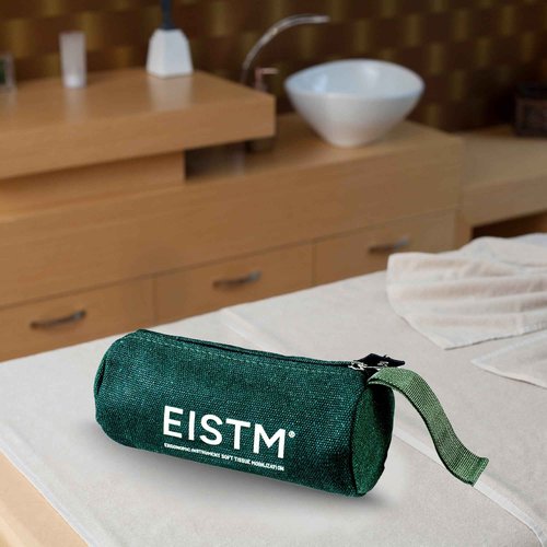 EISTM Green Oxford Therapy Tool Case – Fits Fin, Spoon, Wedge – Travel Storage for IASTM, ASTYM, Graston, Gua Sha Tools – Ideal for Chiropractors, PTs & Rehab Pros – Durable & Lightweight