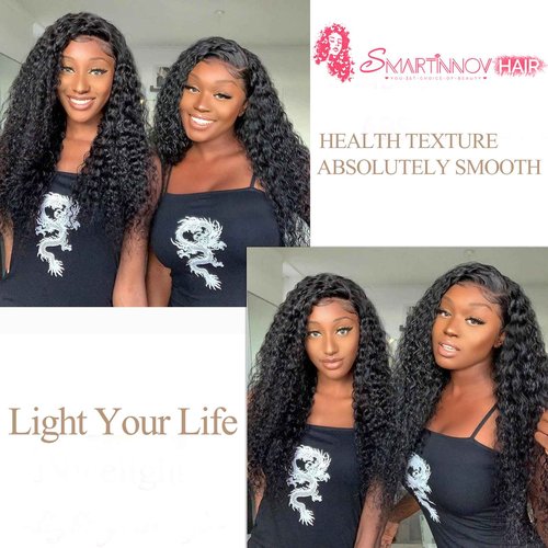 Smartinnov Tape in Hair Extensions Human Hair Deep Curly 14Inch PU Tape Ins for Black Women 20pcs 50G Seamless Curly Tape on Hair Extensions with Invisible Tape Attached Tape on Hair