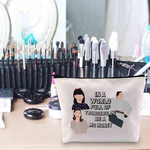 POFULL Movie Inspired Gifts In a World of Trunchbulls be a Ms. Honey Zipper Pouch Bag Fan Gift (MS HONEY bag)