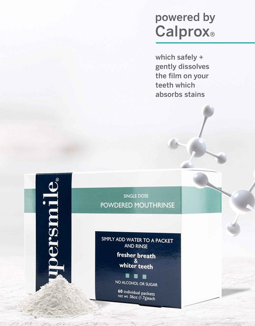 Supersmile Powdered Mouth Rinse, 60 Count, 0.06 oz