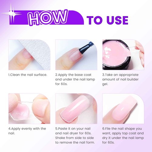 AIJIMEI Solid Builder Hard Gel for Nails Extension Nail Thickening Solution Solid Nail Builder Gel No Stick Hand 3D Sculpture Carving for Nail Art Design(Nude, 150ml/5Fl.oz)