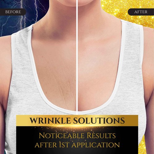 SILCIOR 2 PACK Silicone Chest Wrinkle Pads, Reusable Anti-Wrinkle Decollete Patches, Overnight Chest Smoothing Pads for Fine Lines, Skin-Firming Crepe Pad