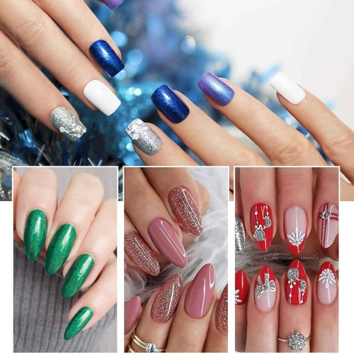 LIONVISON Practice Hand for Acrylic Nails,Flexible Practice Hands Fingers with Nail Kit,Acrylic Powder Brush Nail Art Decoration Tools for Professional Beginners
