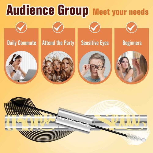 Sensitive Lash Cluster Glue, 72H Strong Hold Lash Bond and Seal, Latex-Free & Hypoallergenic, Long-Lasting Waterproof Cluster Lash Glue for Lash Clusters & Strips
