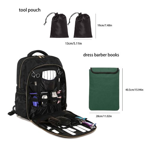 Miufgdai Hairdresser Travel Backpack