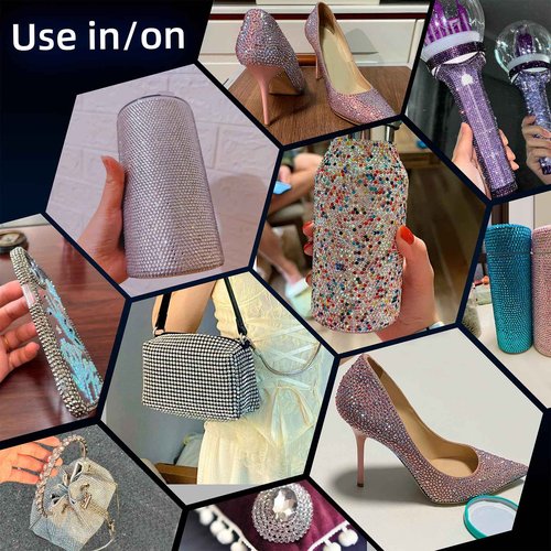 MUZOXEN 1200Pcs 6mm Resin Flatback Rhinestone Bulk, Bling AB Lake Blue Flat Back Round Jelly Rhinestones Non Hotfix Crystal Gems for DIY Manicure Nails Clothes Tumblers Crafts Decoration