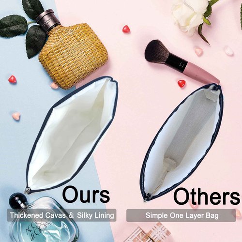 ancpeany Happy 50th Birthday Gifts for Women Her, 50th Birthday Decorations Makeup Bag, Best 1975 Anniversary 50 Year Old Gift Ideas for Wife, Mom, Mothers Day, Christmas, Cosmetic Travel Pouch