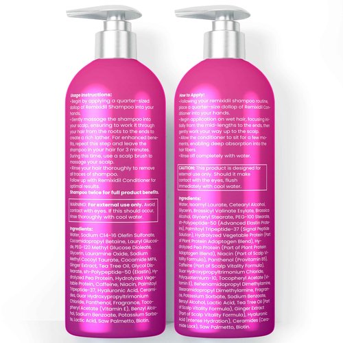 32 OZ Kit Hair Growth Shampoo and Conditioner Set for Women | Effective Hair Regrowth Treatment | Strengthening, Thickening & Soothing Formula for Healthy, Vibrant Hair | Salon Size