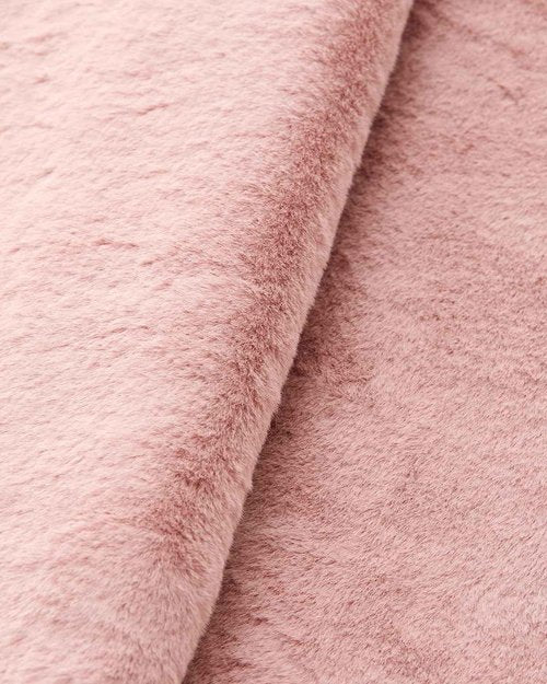 EACHY Travel Makeup Bag,Cute Faux Fur Cosmetic Bag for Women,Portable 180°Wide-Open Flat Toiletry Bag,Large Capacity Makeup Pouch Make up Organizer with Divider and Handle