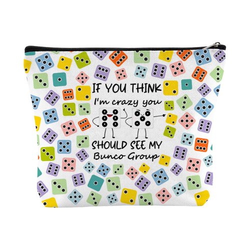 JEFBFBWE Bunco Slot Machine Makeup Bag Casino Cosmetics Bag Cosmetic Pouch Trip Travel Toiletry Handbag Slot Gambling Lucky Gift for Casino Lovers Women Birthday Christmas Theme Party