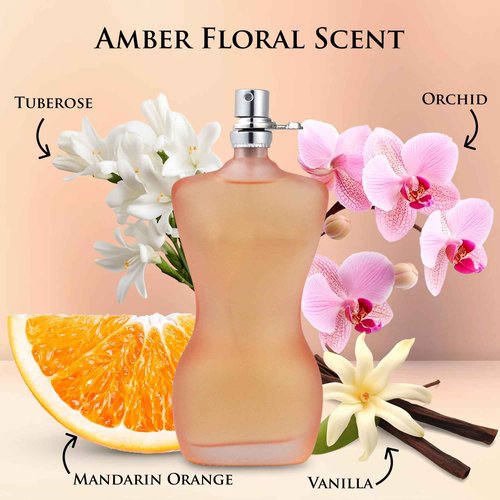 Miss J for Women - Floral and Warmth Fragrance - Top Notes of Rose, Star Anise, Orange, Pear, Bergamot, Iris, Orchid & Plum - Base Scent of Vanilla & Cinnamon - Elegant 100ml Bottle, Parfume for Women