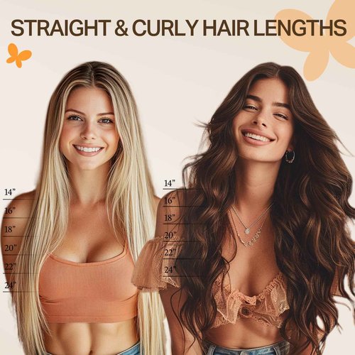 Doores I Tip Extensions, Blue 20 Inch 25g/25s, Human Hair Extensions, Straight Long Hair Extensions