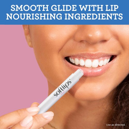Softlips Daily Lip Moisturizer For Very Dry Lips With SPF, Pearl Tint & Vanilla Flavor Lip Balm, Hydrates, Soothes & Prevents Dry, Chapped Lips, Smooth Glide Formula, 2 Pack (12x0.14 oz)