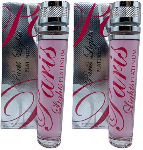Paris Lights Platinum Women's Cologne 3.4 Fl. Oz. Eau de Parfum Spray (Pack of 2)