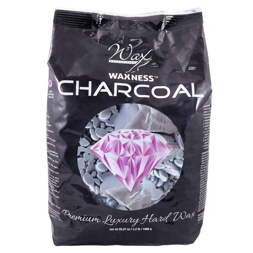 Waxness Wax Necessities Polymer Blend Luxury Hard Wax Charcoal 2.2 Pound