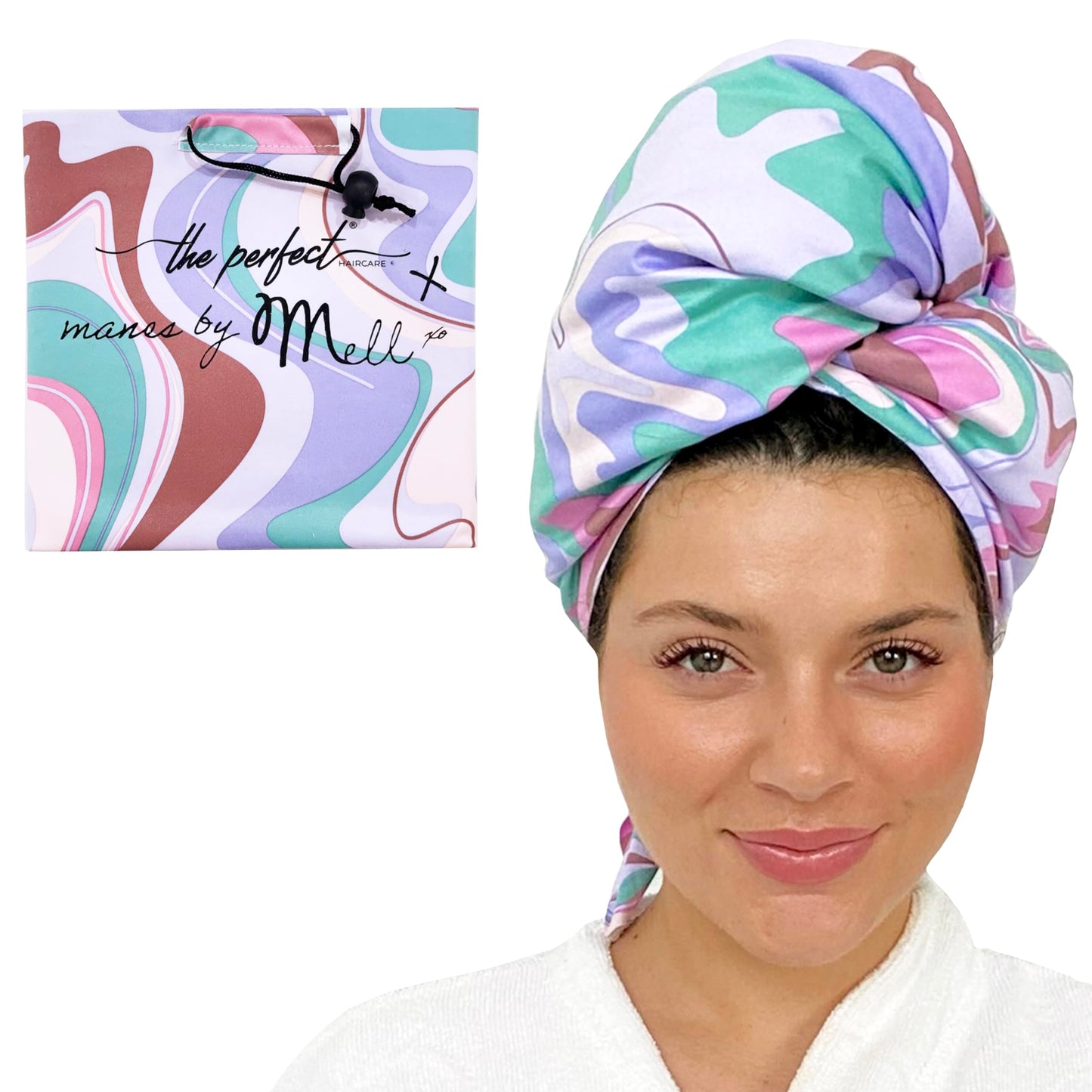 THE PERFECT HAIRCARE - Limited Edition Manes by Mell Microfiber Hair Towel by Mell Guido