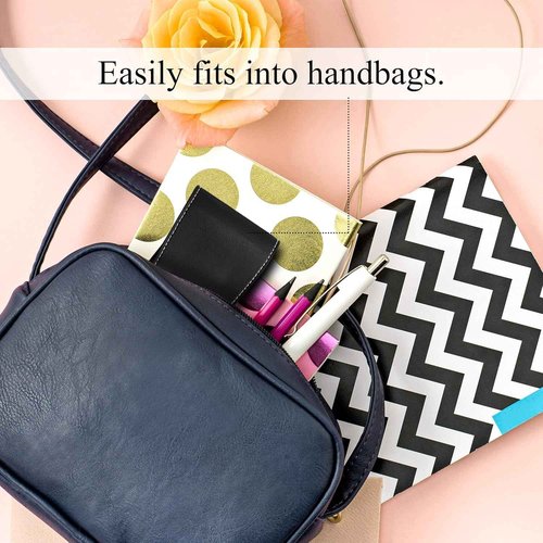 PeakTrend 4-Piece Tweezers Set, High Precision Stainless Steel Eyebrow Tweezers for Facial Hair, Inward Growing Hair and Splinter Remover Kit, Suitable for Women and Men with Leather Travel Case