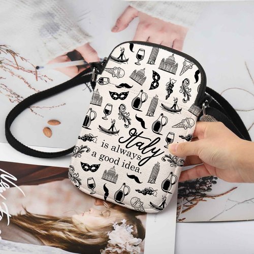 Italy Travel Gift - Always A Good Idea Bag for Traveller - Zipper Pouch Makeup Bag (Italy CR)
